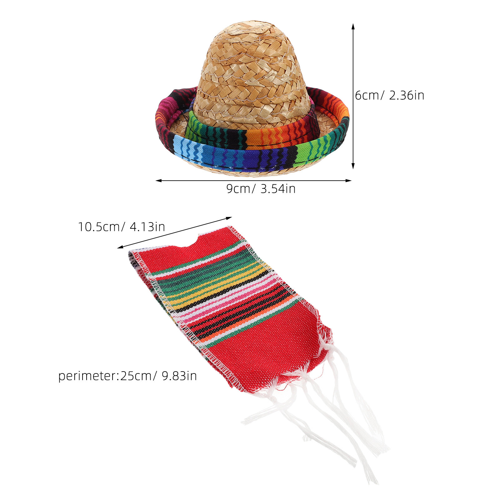 1Set Mexican Fiesta Party Styl - огляд і ціна Wine Beer Hat
